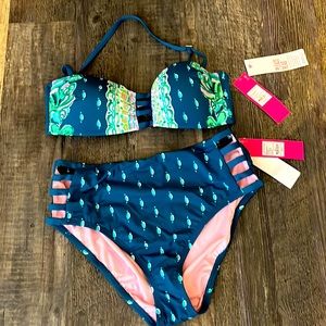 BNWT Lilly Pulitzer Swim Suit Matching Top(10) and Bottom(8)